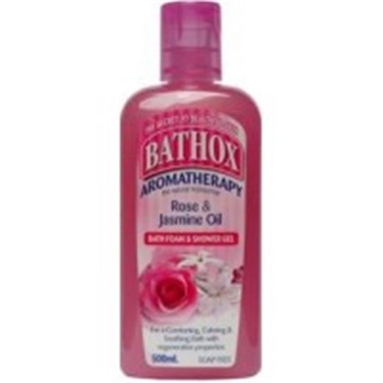 Bathox Shower Gel 500ml Rose Jasmine Oil front image on Livehealthy HK imported from Australia