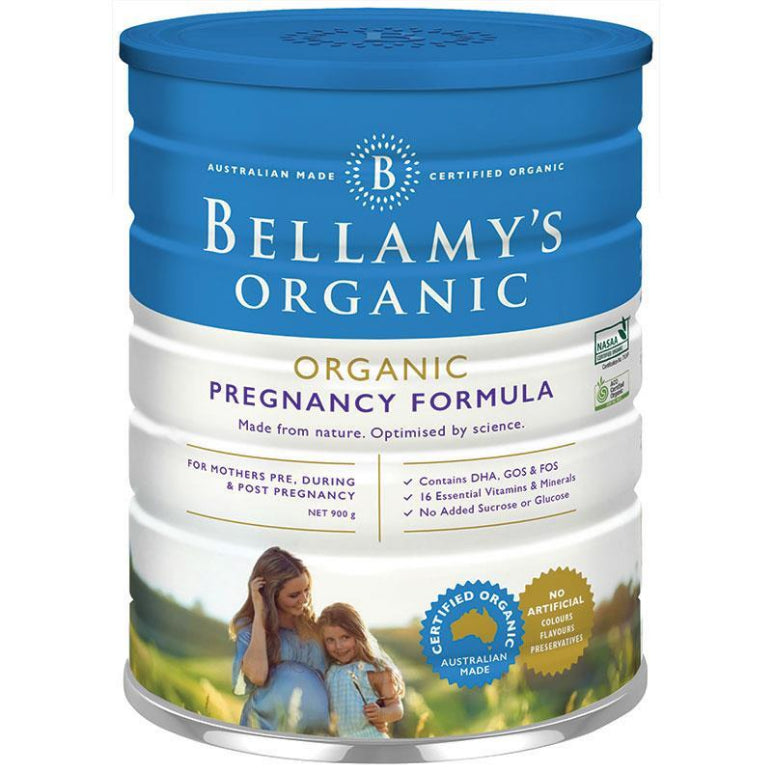 Bellamy's Organic Pregnancy Formula For Mum 900g front image on Livehealthy HK imported from Australia