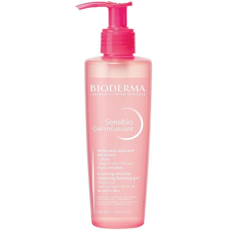Bioderma Sensibio Gel Moussant Cleansing Foaming Gel 200ml front image on Livehealthy HK imported from Australia