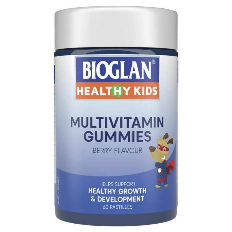 Bioglan Kids Multivitamins 60 Gummies front image on Livehealthy HK imported from Australia