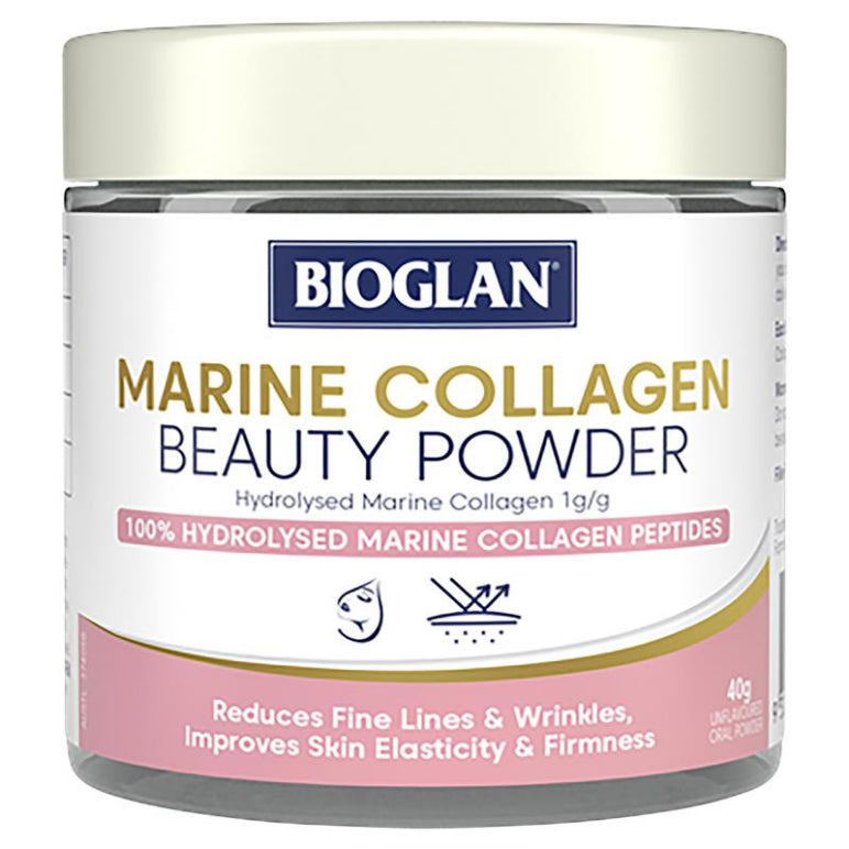 Bioglan Marine Collagen Powder 40g front image on Livehealthy HK imported from Australia