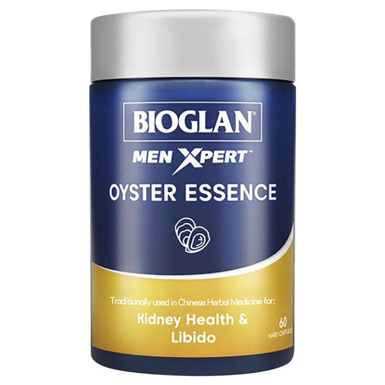 Bioglan Men Xpert Oyster Essence 60 Capsules front image on Livehealthy HK imported from Australia