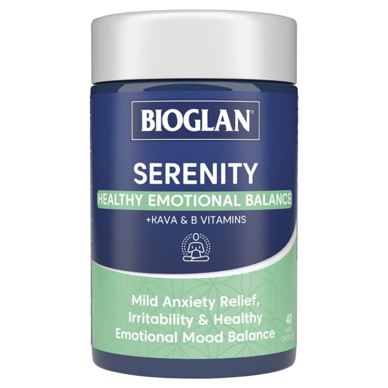 Bioglan Serenity 40 Capsules front image on Livehealthy HK imported from Australia