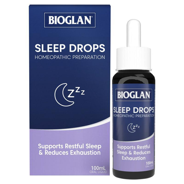 Bioglan Sleep Drops 100ml New front image on Livehealthy HK imported from Australia