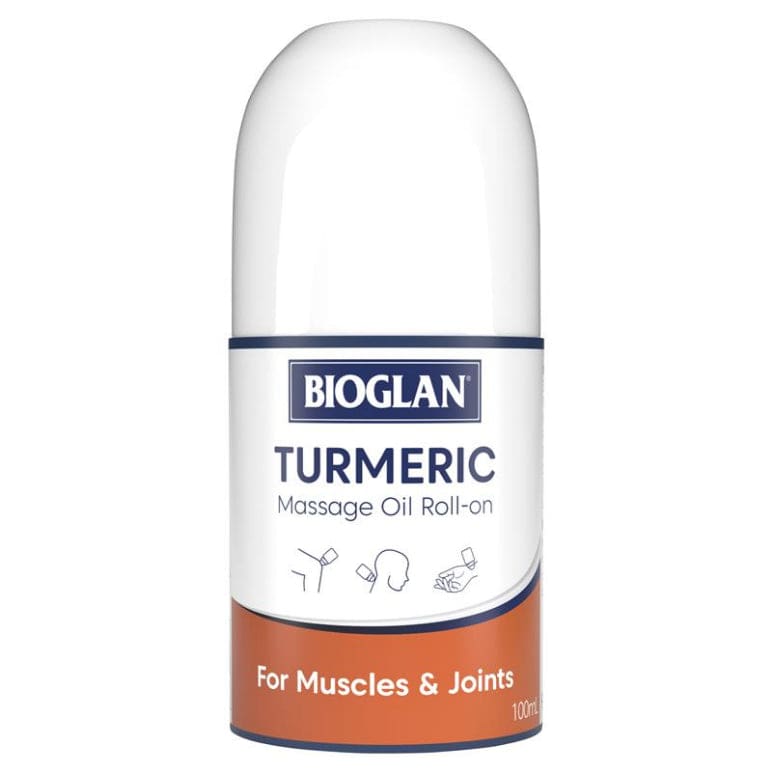 Bioglan Turmeric Roll On 100ml front image on Livehealthy HK imported from Australia