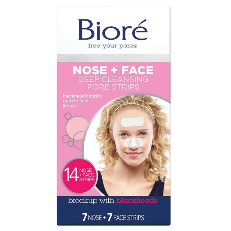 Biore Deep Cleansing Pore Strips 14 Combo front image on Livehealthy HK imported from Australia