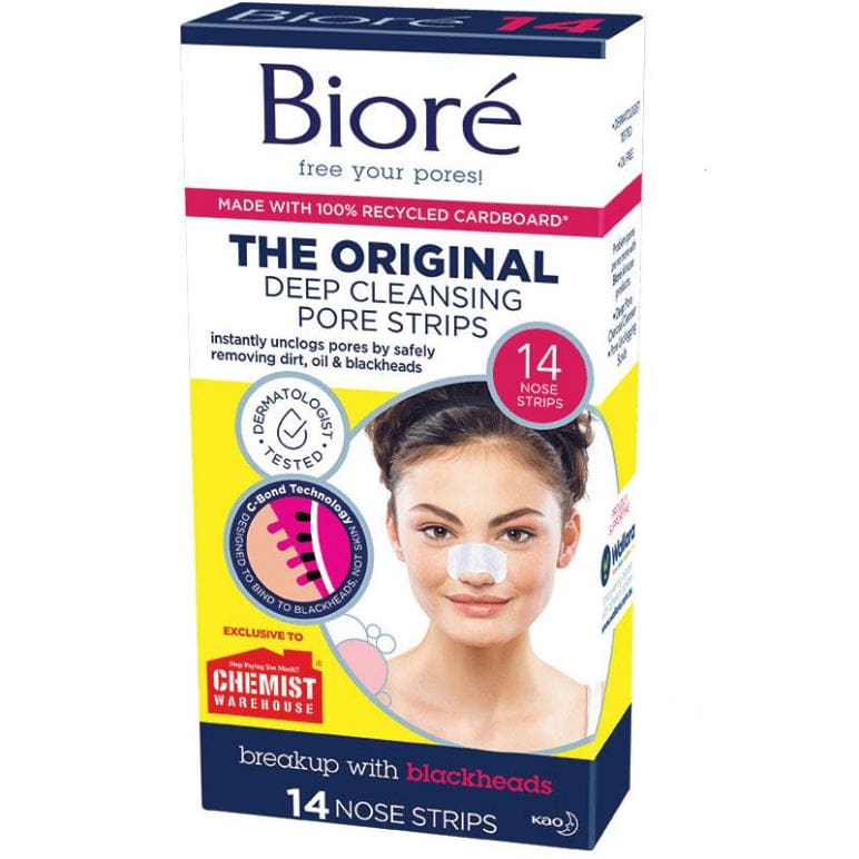 Biore Original Pore Strips 14 Value Pack front image on Livehealthy HK imported from Australia