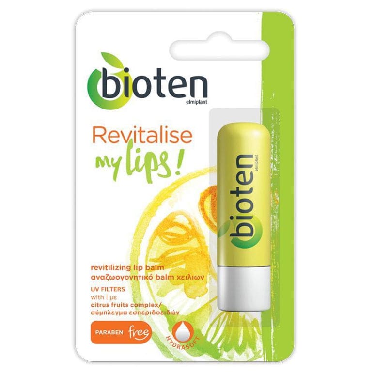 Bioten Lip Balm Revitalise Citrus Fruit 4.8g front image on Livehealthy HK imported from Australia