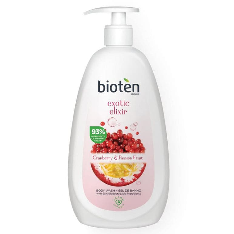 Bioten Shower Cream Cranberry & Passion Fruit 700ml front image on Livehealthy HK imported from Australia