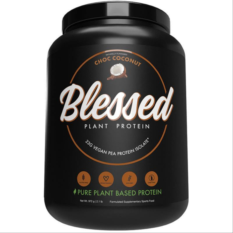 Blessed Protein Choc Coconut 972g front image on Livehealthy HK imported from Australia