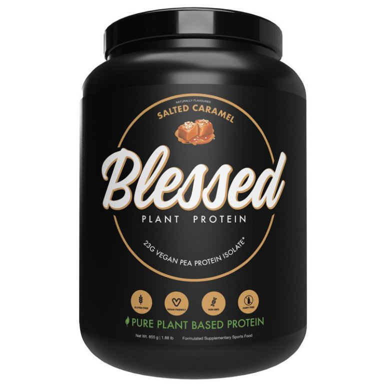 Blessed Protein Salted Caramel 855g front image on Livehealthy HK imported from Australia