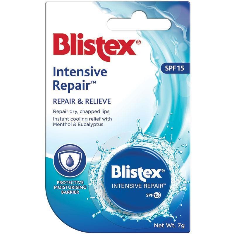 Blistex Intensive Repair SPF 15 7gm Pot front image on Livehealthy HK imported from Australia