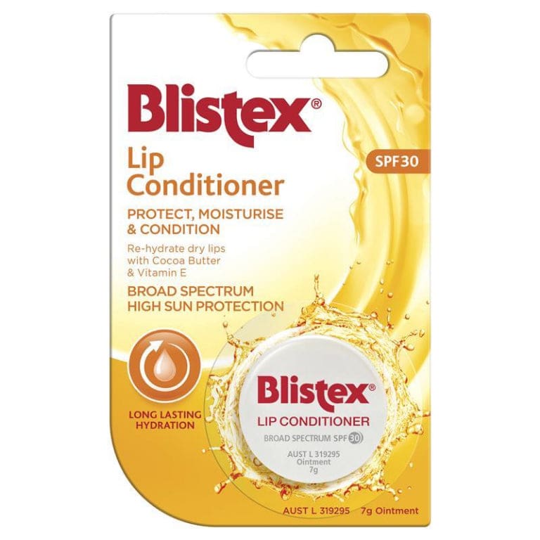 Blistex Lip Conditioner SPF 30 7gm Pot front image on Livehealthy HK imported from Australia