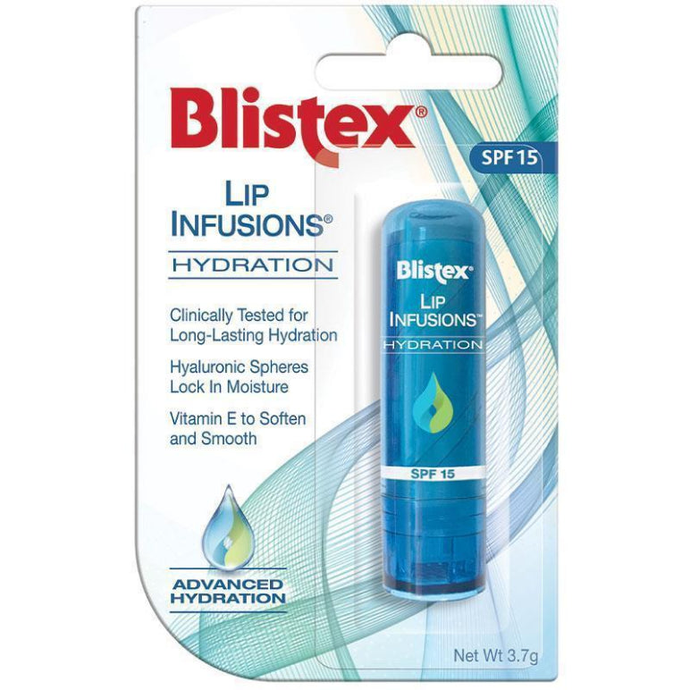 Blistex Lip Infusion Hydration 3.7gm Stick front image on Livehealthy HK imported from Australia