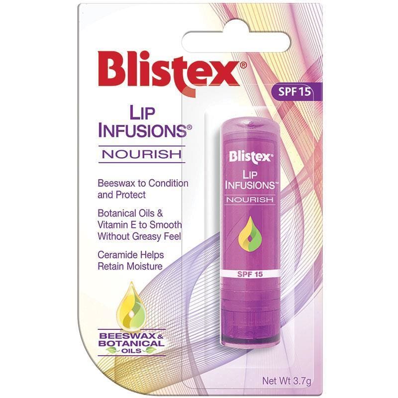 Blistex Lip Infusion Nourish 3.7gm Stick front image on Livehealthy HK imported from Australia