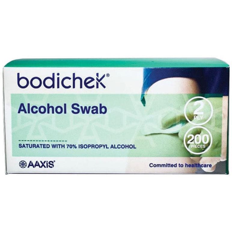Bodichek Alcohol Swabs front image on Livehealthy HK imported from Australia
