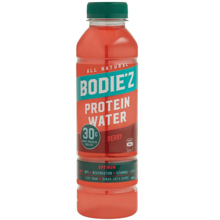 Bodiez Protein Water Berry 500ml front image on Livehealthy HK imported from Australia