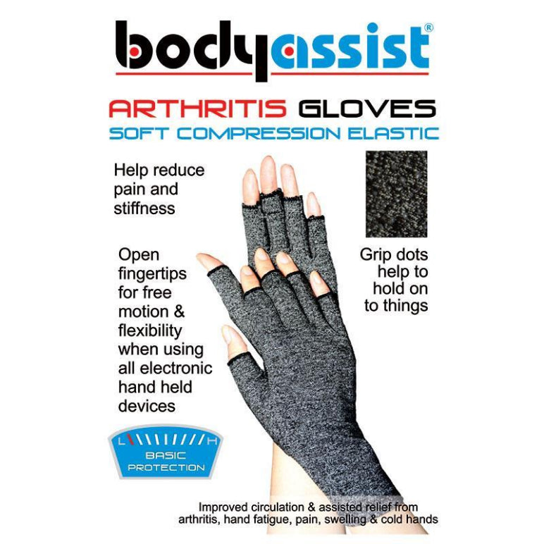 BodyAssist Cotton Arthritis Gloves Large 1 Pair front image on Livehealthy HK imported from Australia