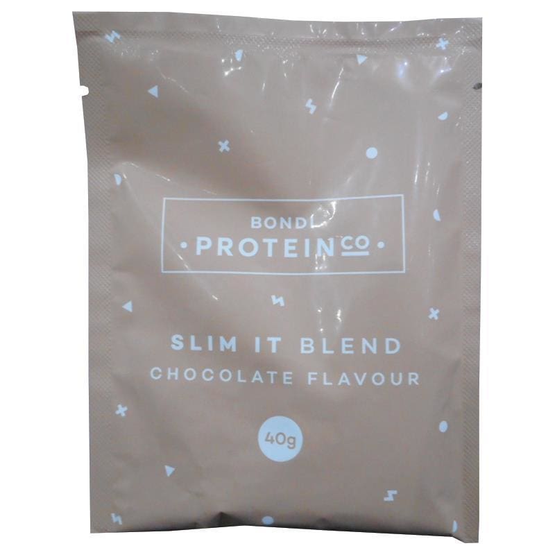 Bondi Protein Co Slim It Blend Chocolate Single Serve Sachet 40g front image on Livehealthy HK imported from Australia
