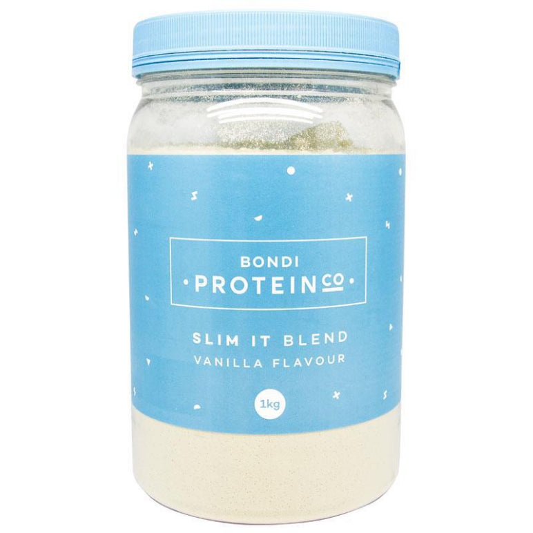 Bondi Protein Co Slim It Blend Vanilla 1kg front image on Livehealthy HK imported from Australia