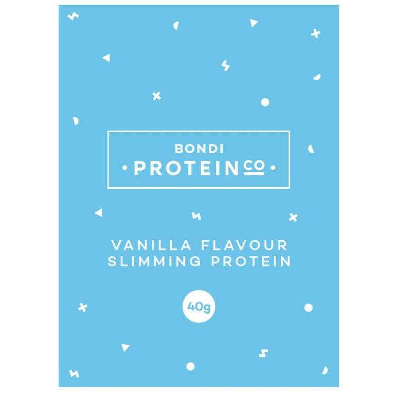 Bondi Protein Co Slim It Blend Vanilla Single Serve Sachet 40g front image on Livehealthy HK imported from Australia