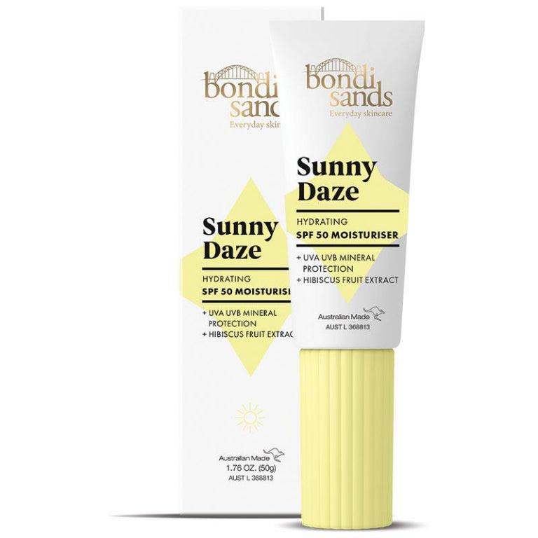 Bondi Sands Everyday Skincare Sunny Daze SPF 50 Moisturiser 50g front image on Livehealthy HK imported from Australia