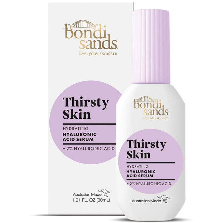 Bondi Sands Everyday Skincare Thirsty Skin Hyaluronic Acid Serum 30ml front image on Livehealthy HK imported from Australia