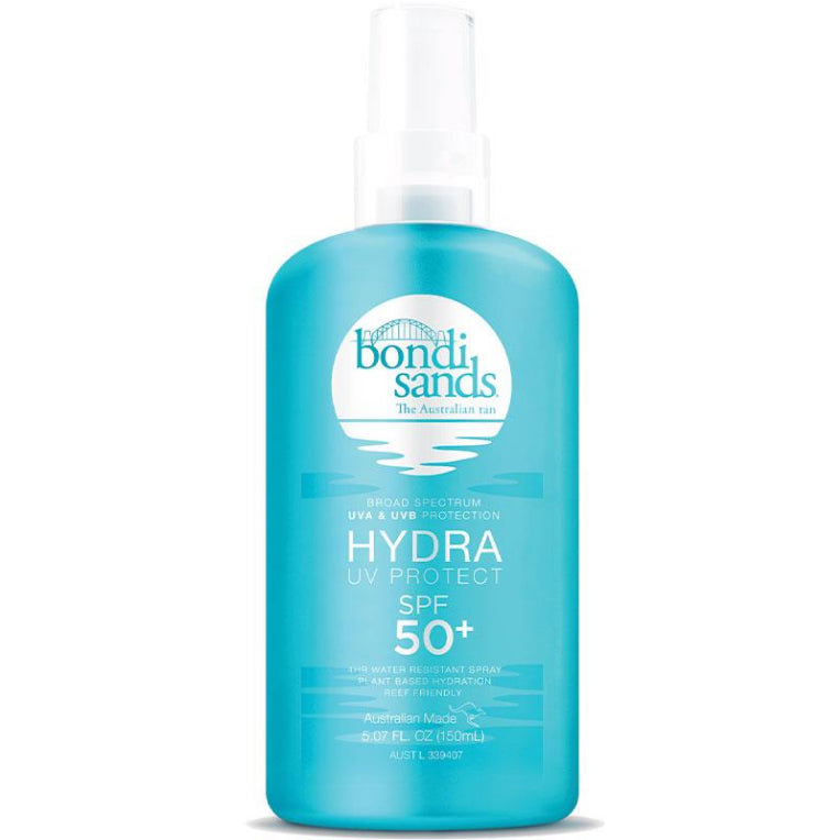 Bondi Sands Hydra UV Protect SPF 50+ Spray 150ml front image on Livehealthy HK imported from Australia