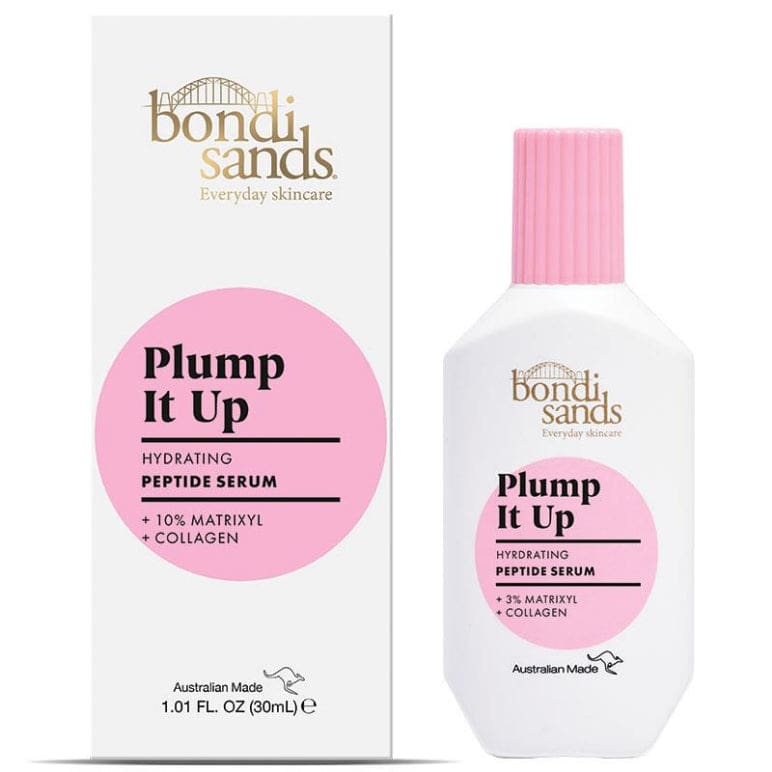 Bondi Sands Plump It Up Hydrating Peptide Serum 30ml front image on Livehealthy HK imported from Australia