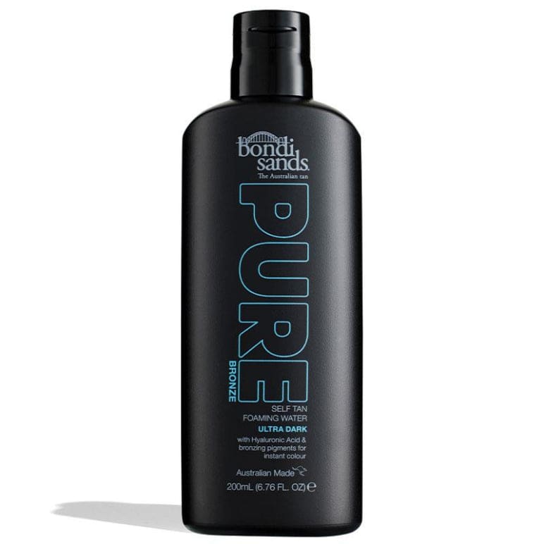 Bondi Sands Pure Bronze Ultra Dark Self Tan Foaming Water 200ml front image on Livehealthy HK imported from Australia