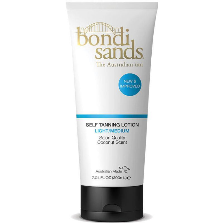 Bondi Sands Tanning Lotion Light/Medium 200ml front image on Livehealthy HK imported from Australia