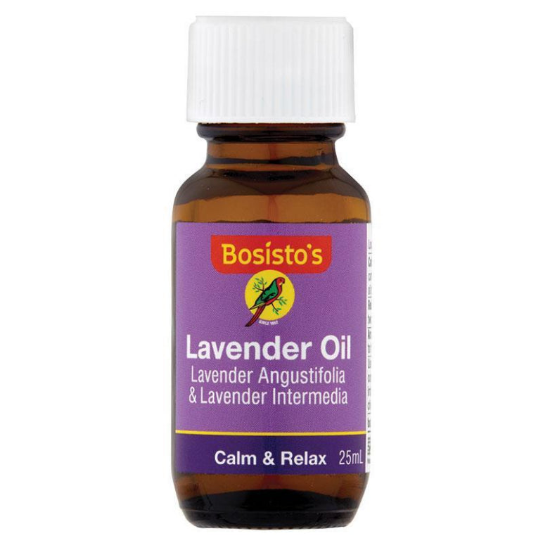 Bosistos Lavender Oil 25ml front image on Livehealthy HK imported from Australia