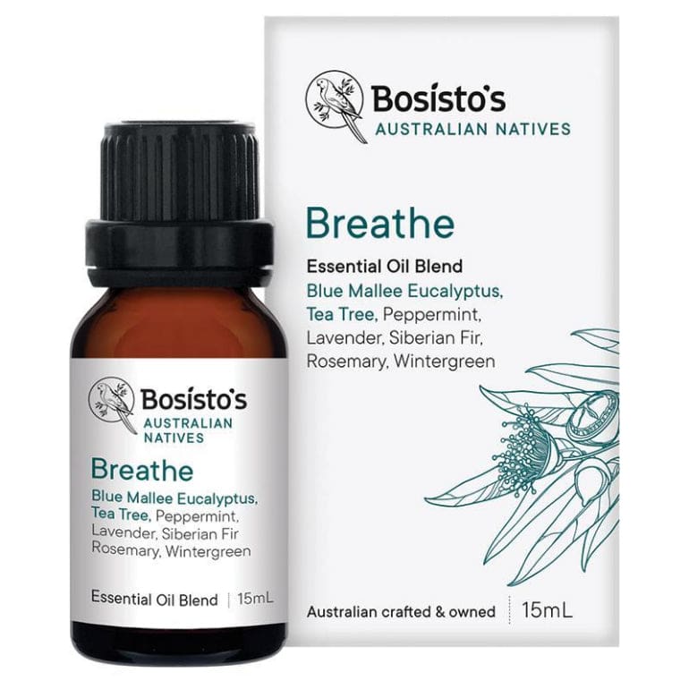 Bosistos Native Breathe Oil 15ml front image on Livehealthy HK imported from Australia