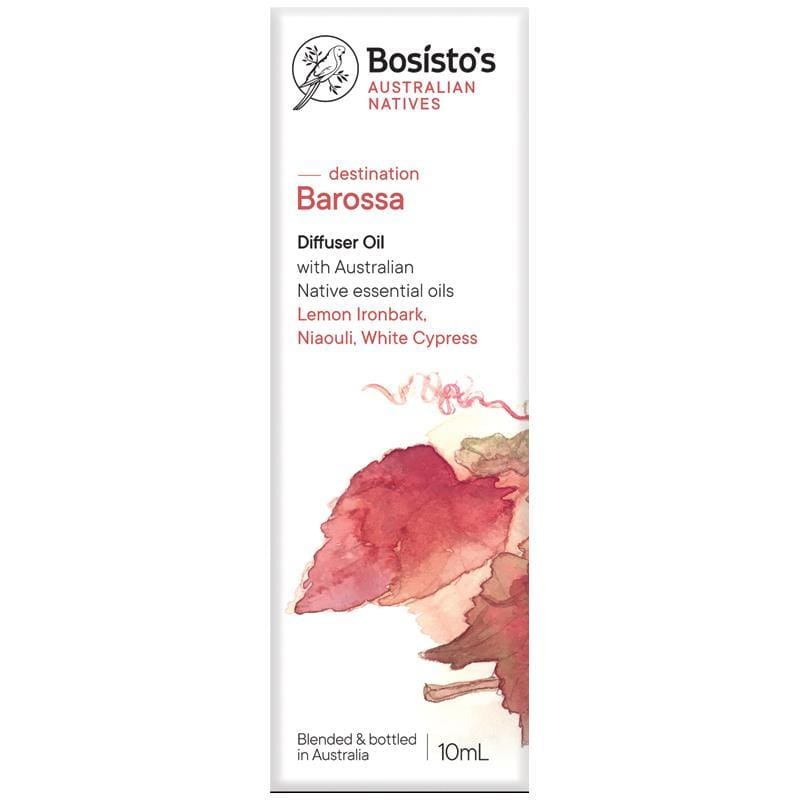 Bosistos Native Destination Barossa Essential Oil 10ml front image on Livehealthy HK imported from Australia