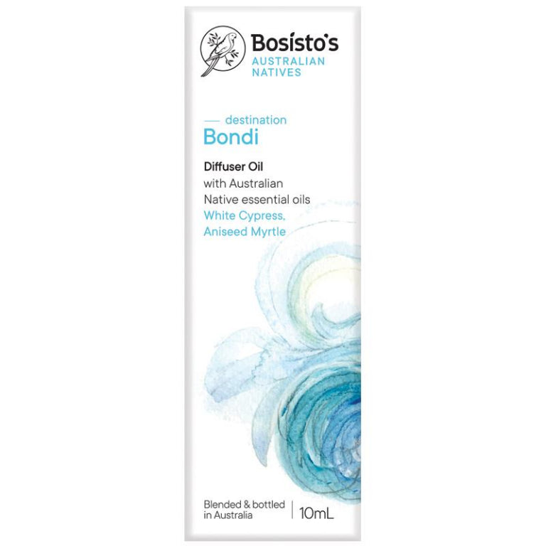 Bosistos Native Destination Bondi Essential Oil 10ml front image on Livehealthy HK imported from Australia