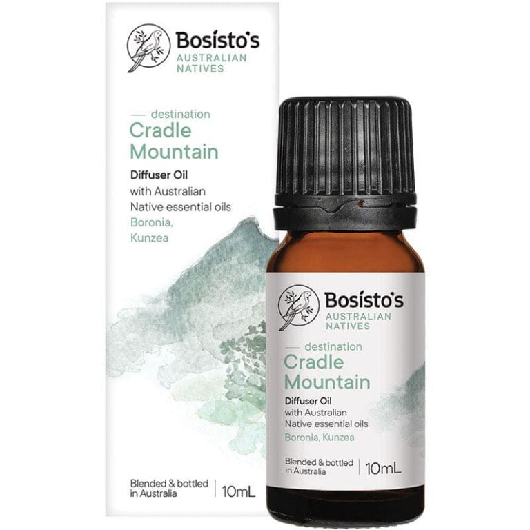 Bosistos Native Destination Cradle Mountain Essential Oil 10ml front image on Livehealthy HK imported from Australia