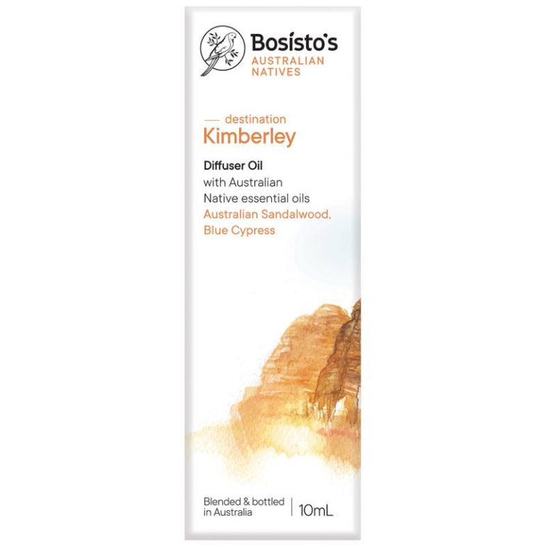 Bosistos Native Destination Kimberley's Essential Oil 10ml front image on Livehealthy HK imported from Australia