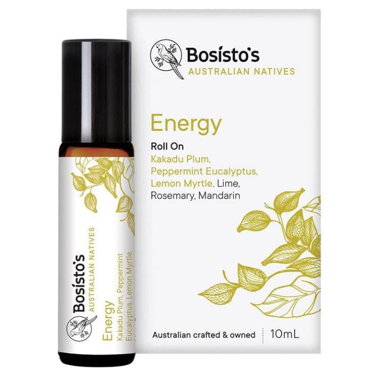 Bosistos Native Energy Roll On 10ml front image on Livehealthy HK imported from Australia