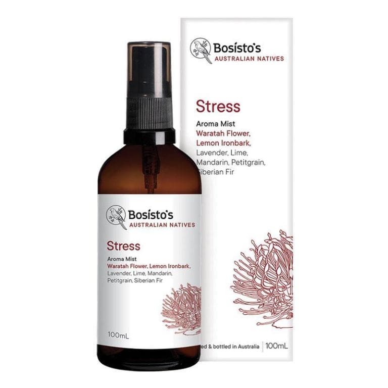 Bosistos Native Stress Aroma Mist 100ml front image on Livehealthy HK imported from Australia