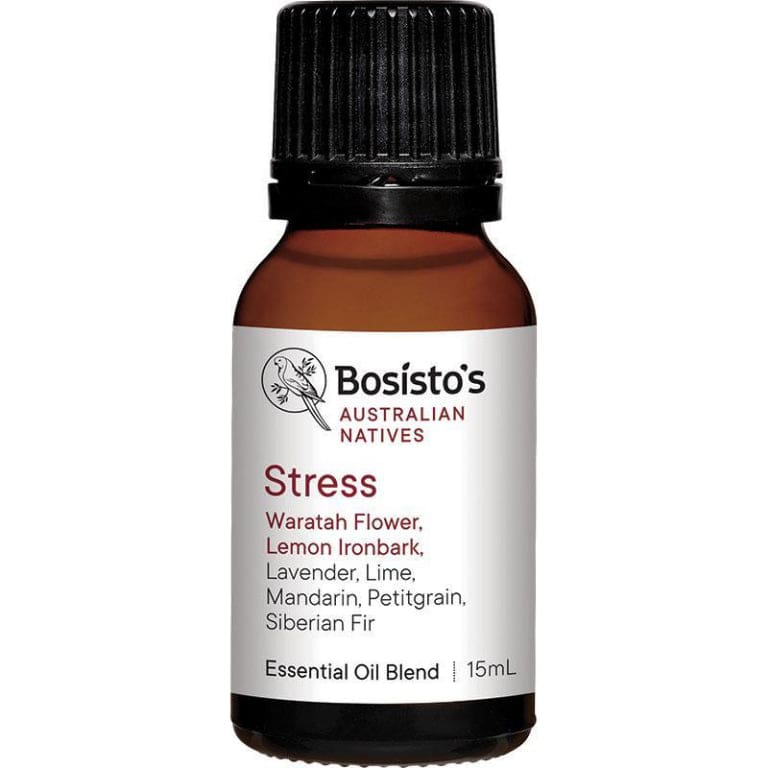 Bosistos Native Stress Oil 15ml front image on Livehealthy HK imported from Australia