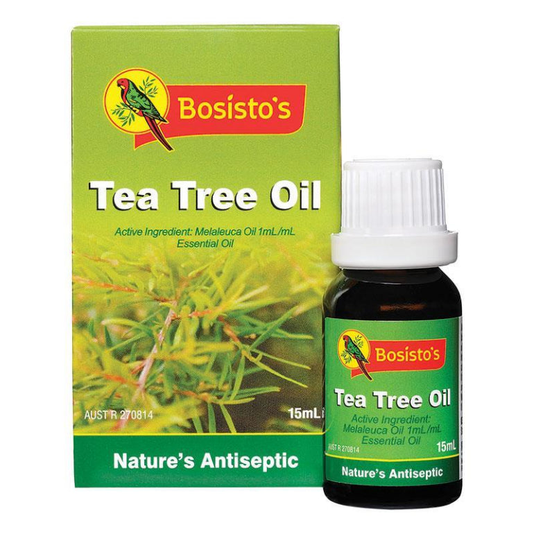 Bosistos Tea Tree Oil 15ml front image on Livehealthy HK imported from Australia