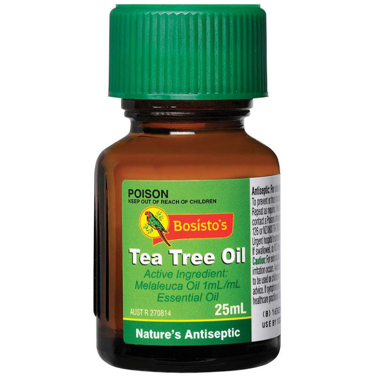 Bosistos Tea Tree Oil 25mL front image on Livehealthy HK imported from Australia