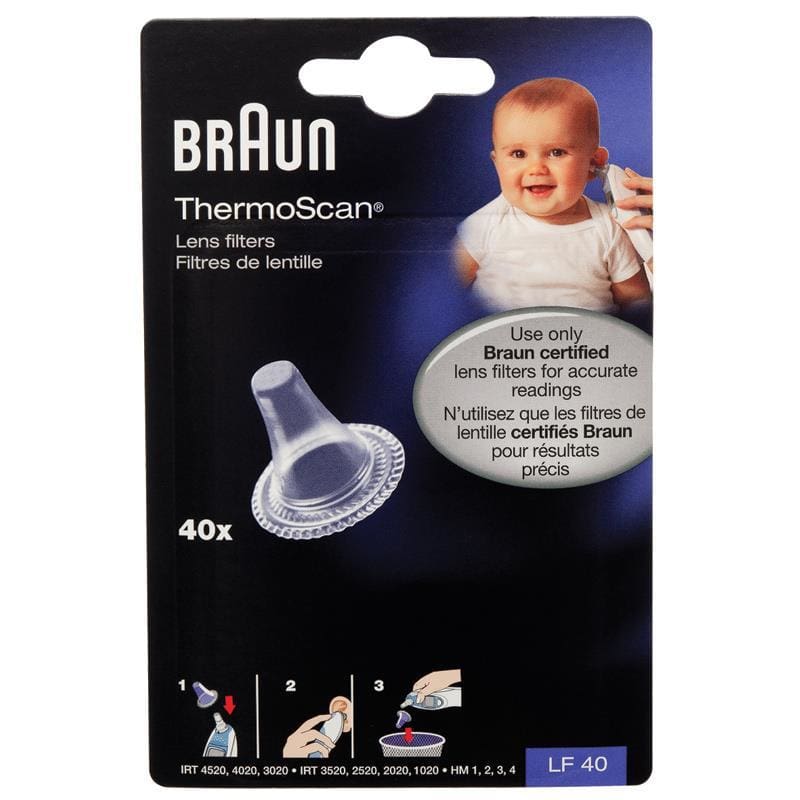 Braun Thermoscan Lens Filters LF40 front image on Livehealthy HK imported from Australia