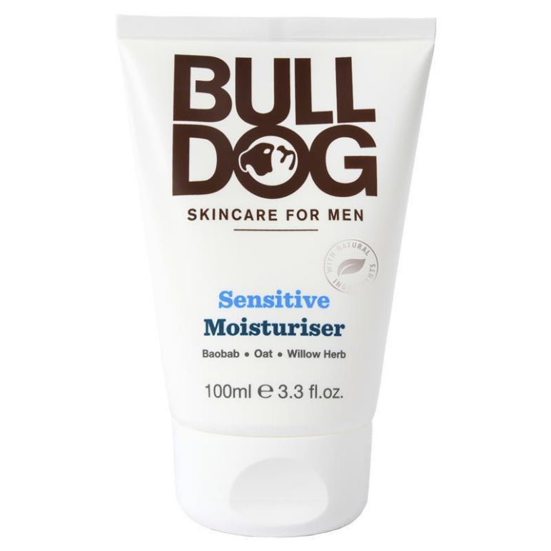 Bulldog Skincare for Men Sensitive Moisturiser 100ml front image on Livehealthy HK imported from Australia
