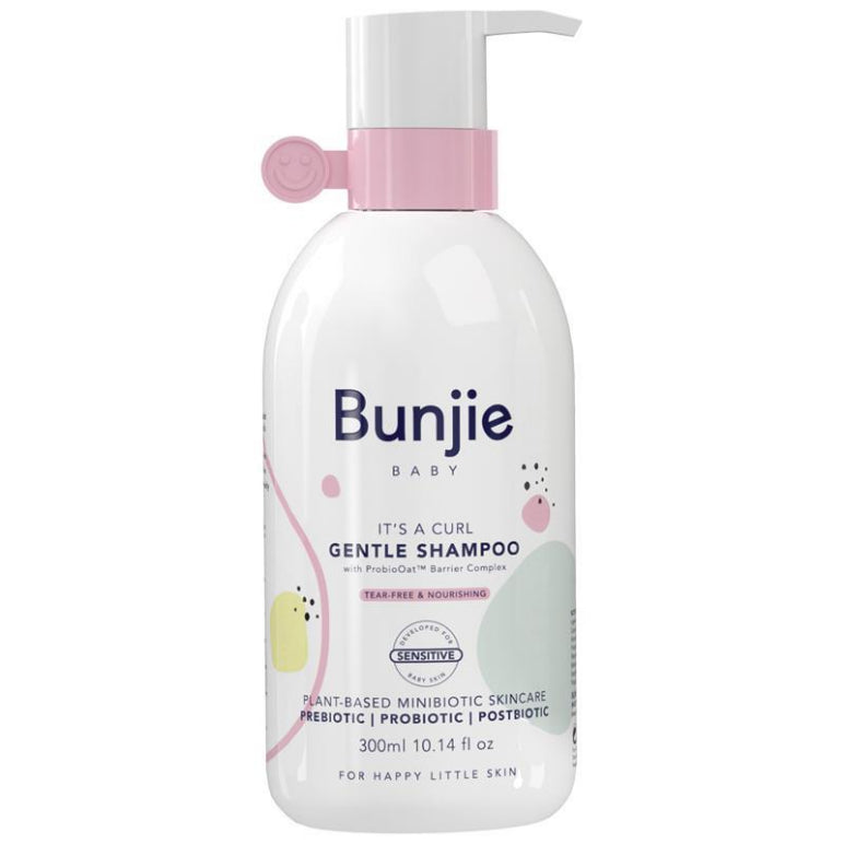 Bunjie Baby Gentle Shampoo 300ml front image on Livehealthy HK imported from Australia