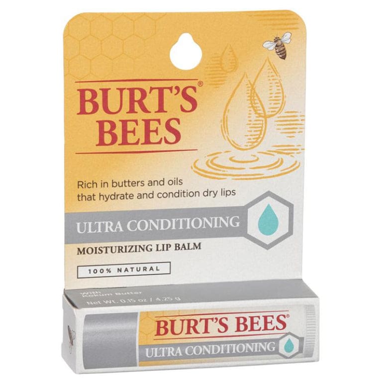 Burts Bees Ultra Conditioning Lip Balm 4.25g front image on Livehealthy HK imported from Australia