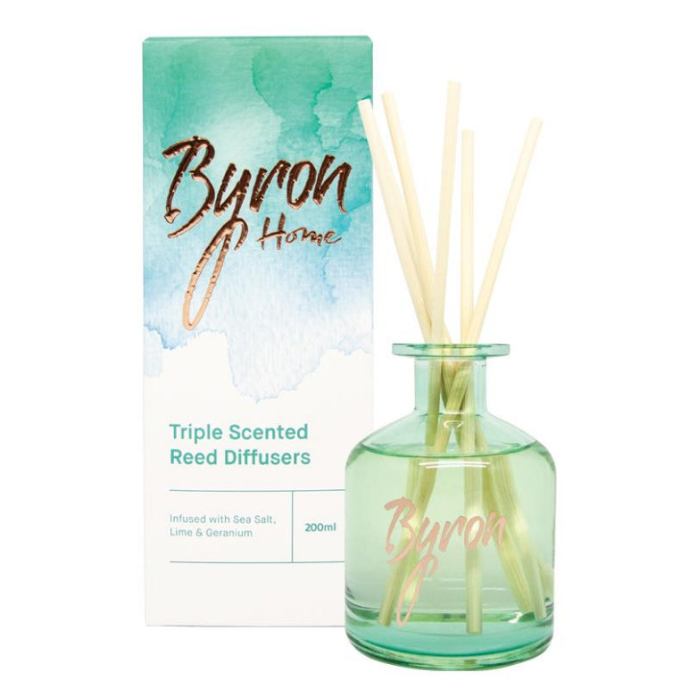 Byron Home Diffuser Green 200mL front image on Livehealthy HK imported from Australia