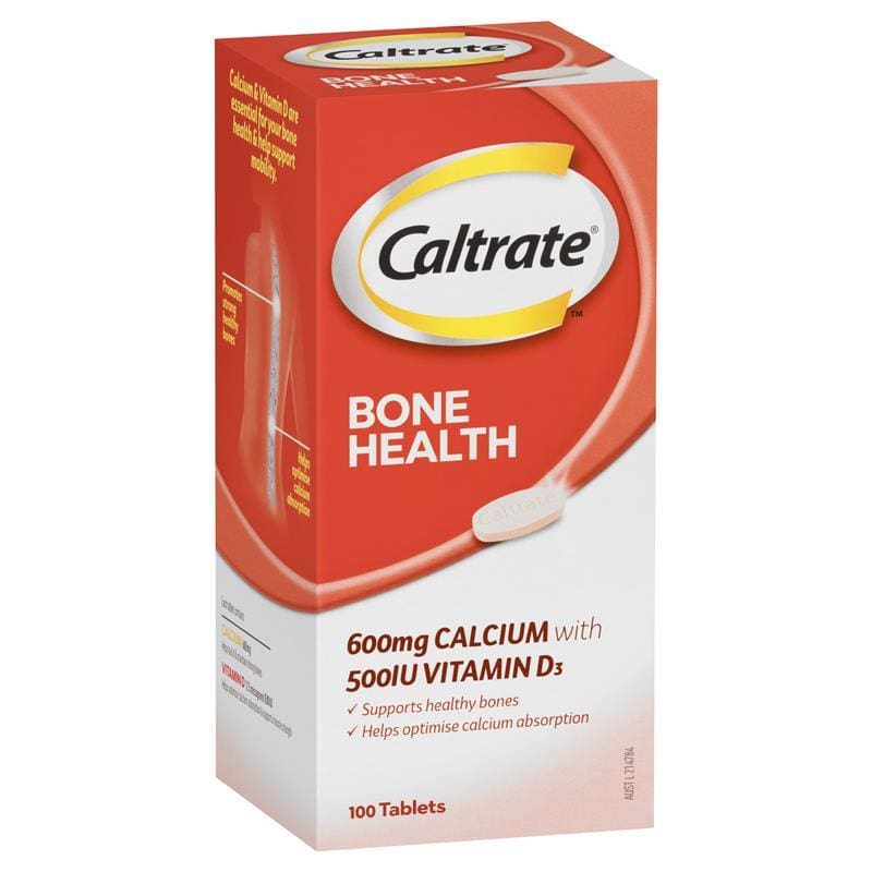 Caltrate Bone Health 100 Tablets front image on Livehealthy HK imported from Australia