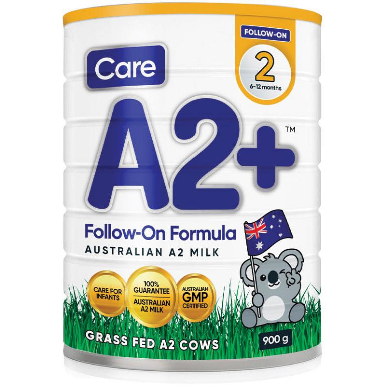 Care A2 Plus Stage 2 Follow On Formula 900g front image on Livehealthy HK imported from Australia