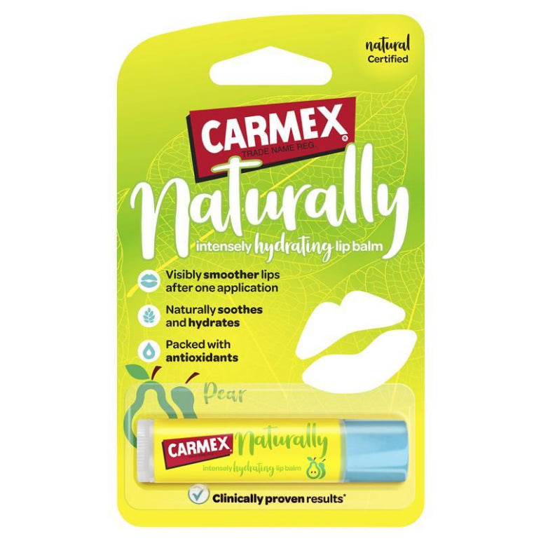 Carmex Lip Balm Naturally Hydrating Pear front image on Livehealthy HK imported from Australia